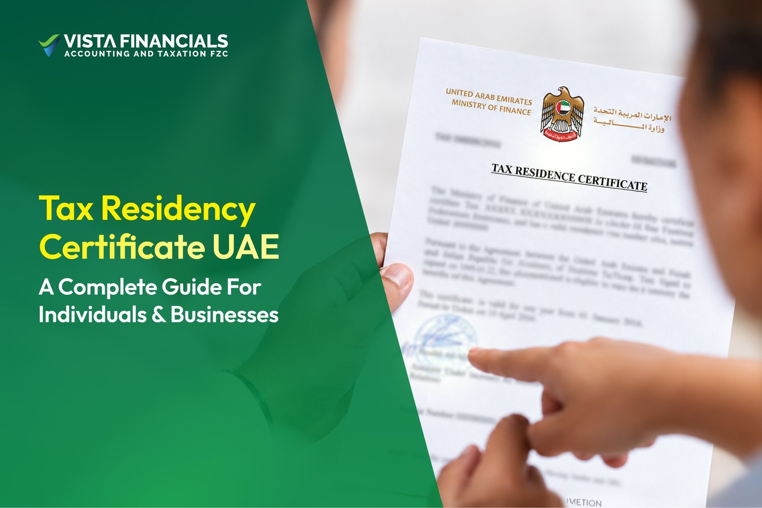 Tax Residency Certificate UAE_ A Complete Guide for Individuals & Businesses
